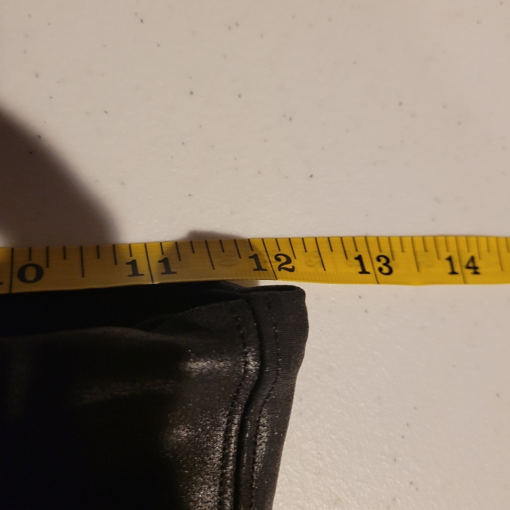 SPANX Faux Leather Pull On Skinny Leggings Black sz S - Picture 7 of 9
